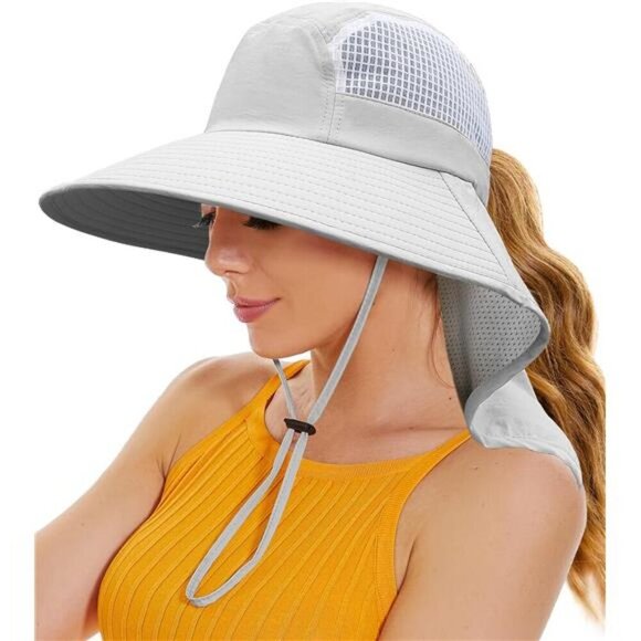 Sun Hats UV Protection Light Grey - Picture 1 of 6